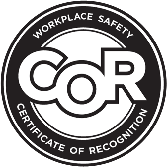 COR Workplace Safety Certificate of Recognition seal